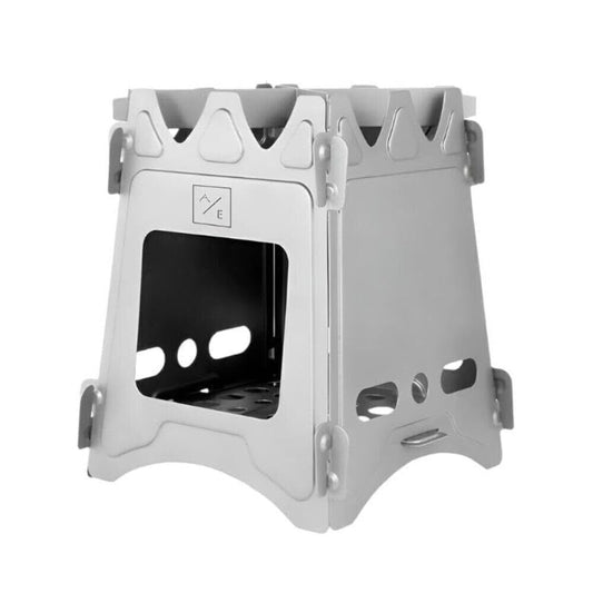 Ultra-Light Flat Pack Titanium Camping Stove| 6inch Tall 3.8inch Cooktop | 208g