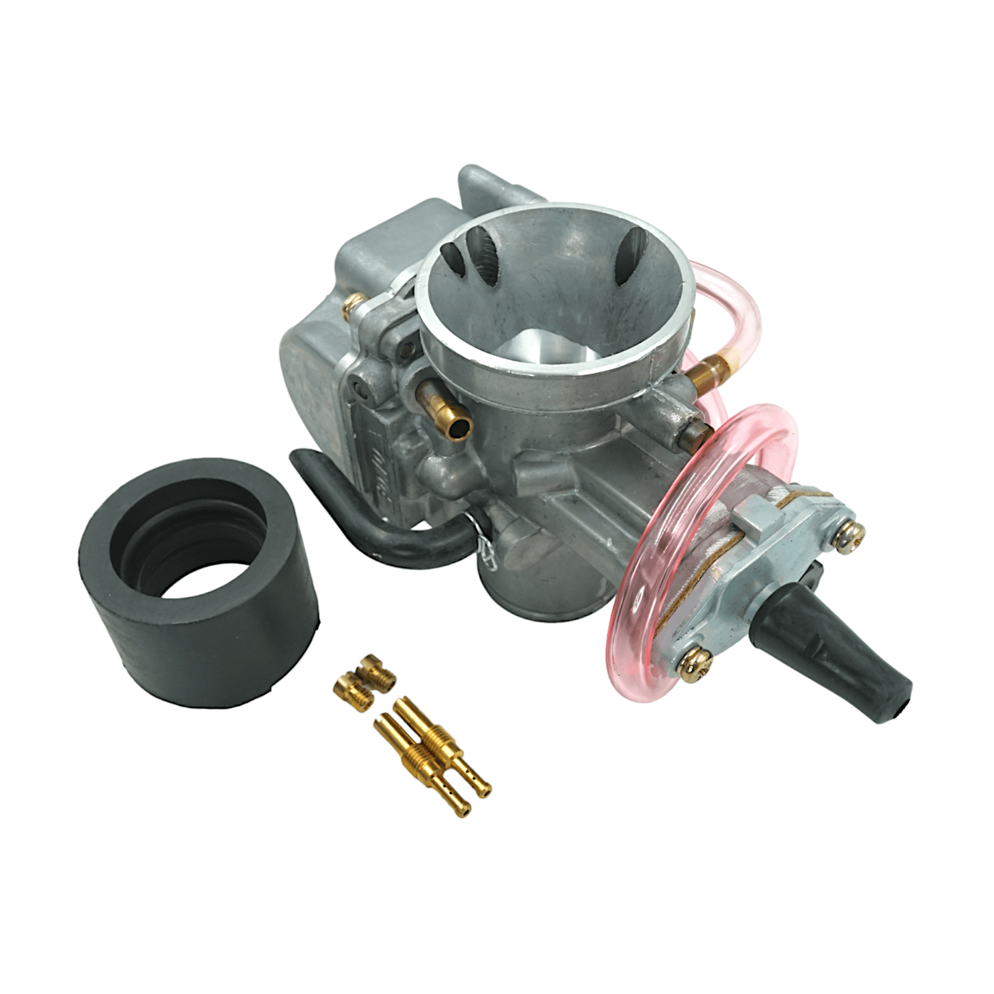 28mm Carburetor for Kawasaki KX80 KX85 KX100 KX125 Fits OEM 15003-15004 Complete Assembly with Intake Needle Jet and Hoses Carburetor