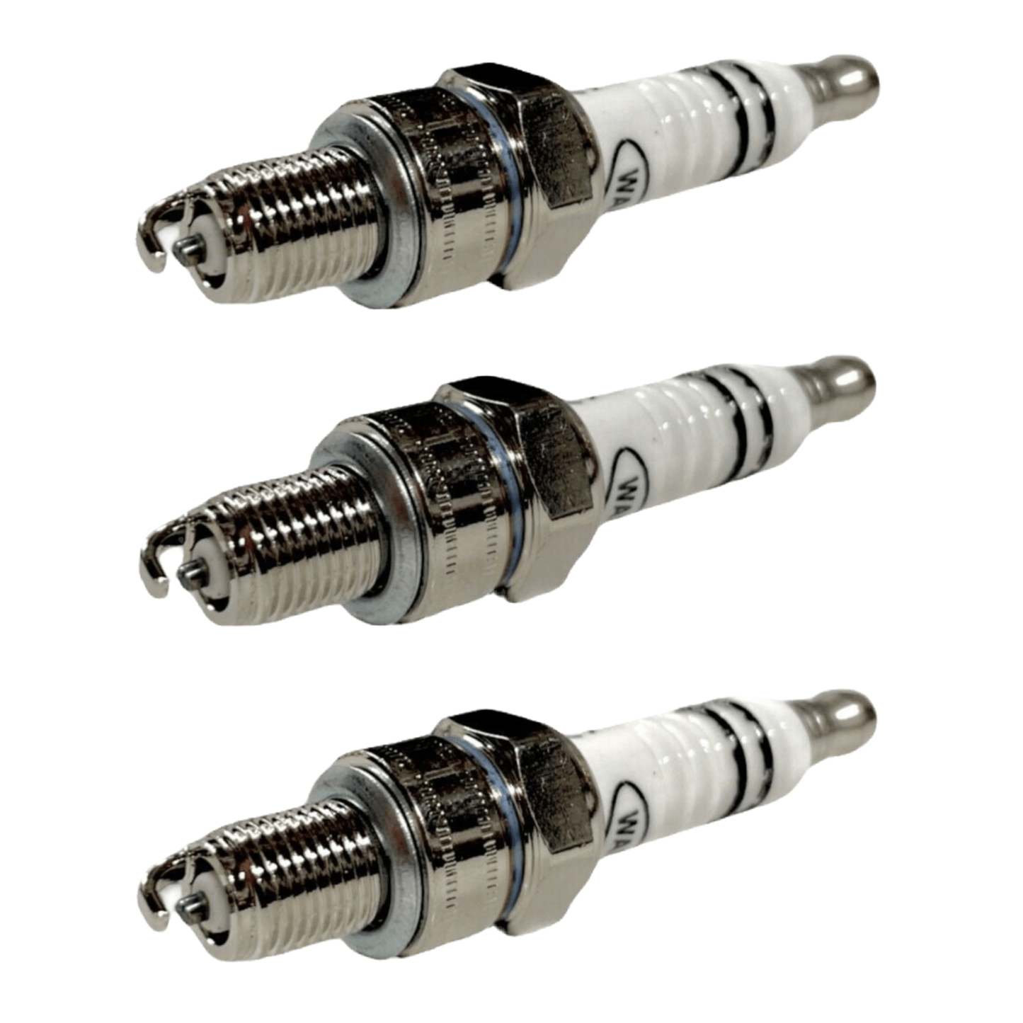 (3-PACK) A7TC Spark Plug Fits GY6 4-Stroke Motorcycle, Moped, ATV CR7HSA and