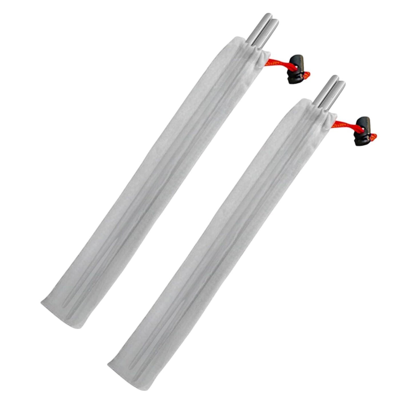 [2-PACK] Titanium Chopstick Set with Travel Cases [15-25 Grams Total Weight] (23