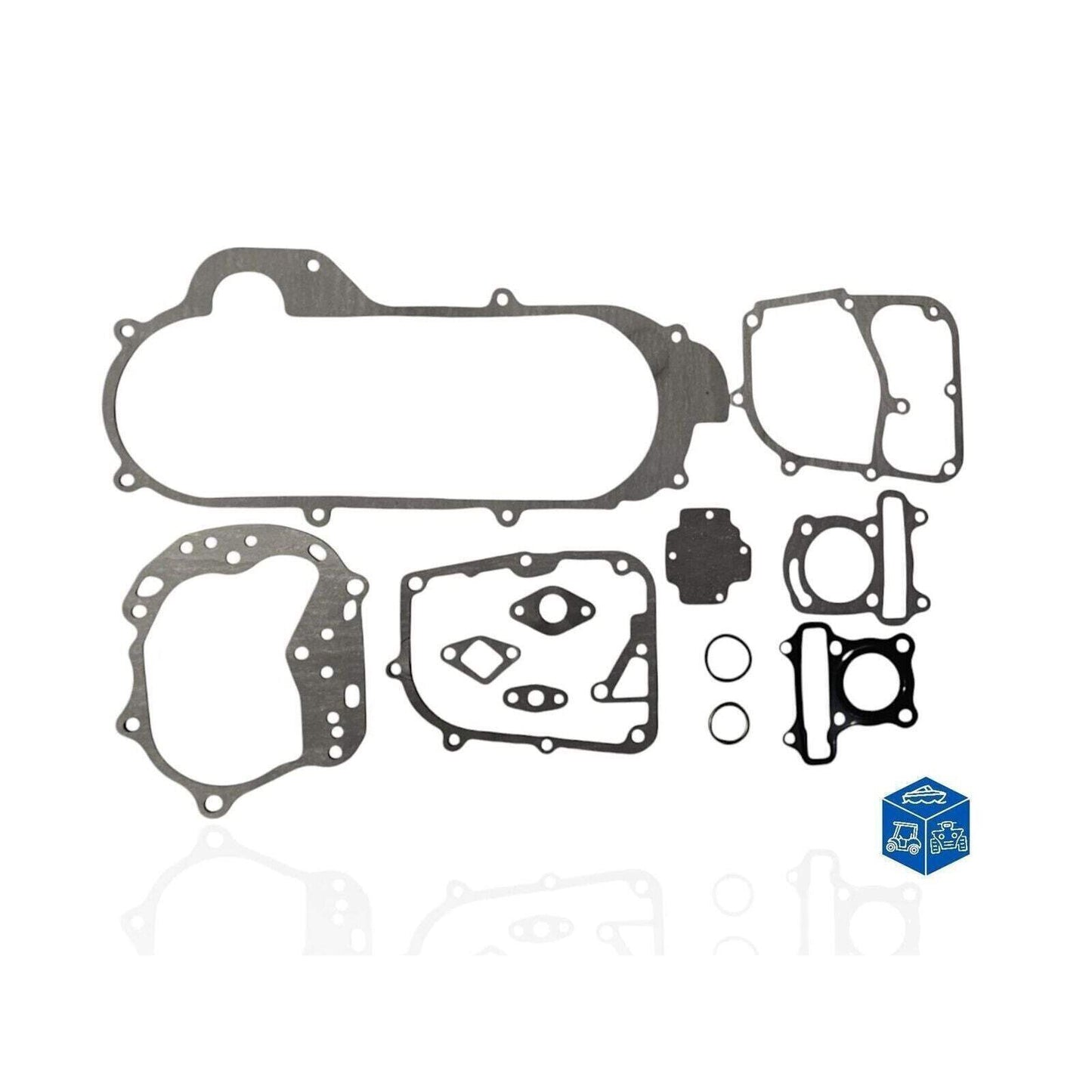 GY6 150cc Long Case Gasket Set [455MM] Fits TAO KAZUMA SUNL Engines OEM Quality