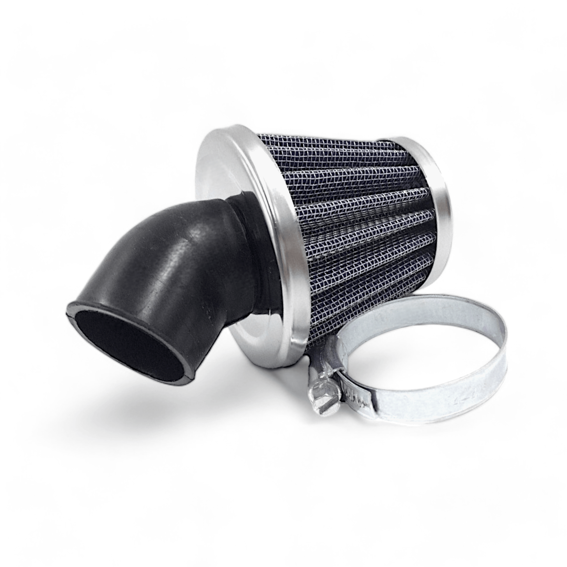 35mm High Performance Air Filter with 45 Degree Mounting Elbow Washable Reusable Compatible with Various Models Specifications Included Air Filter