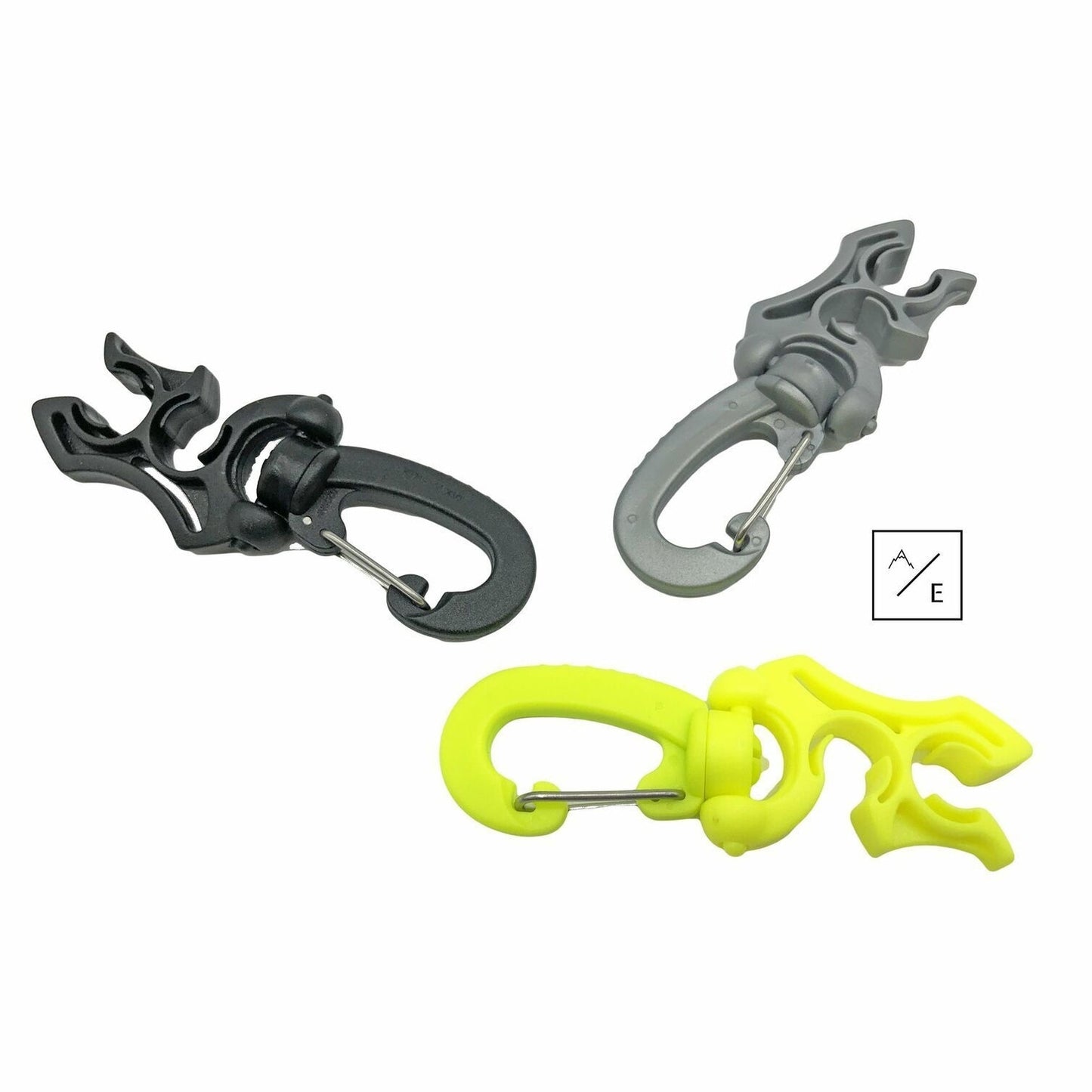 Diver Hose Regulator Clip 2-Slot Retainer Scuba Diving BCD Octopus Regulator Regulator Clip