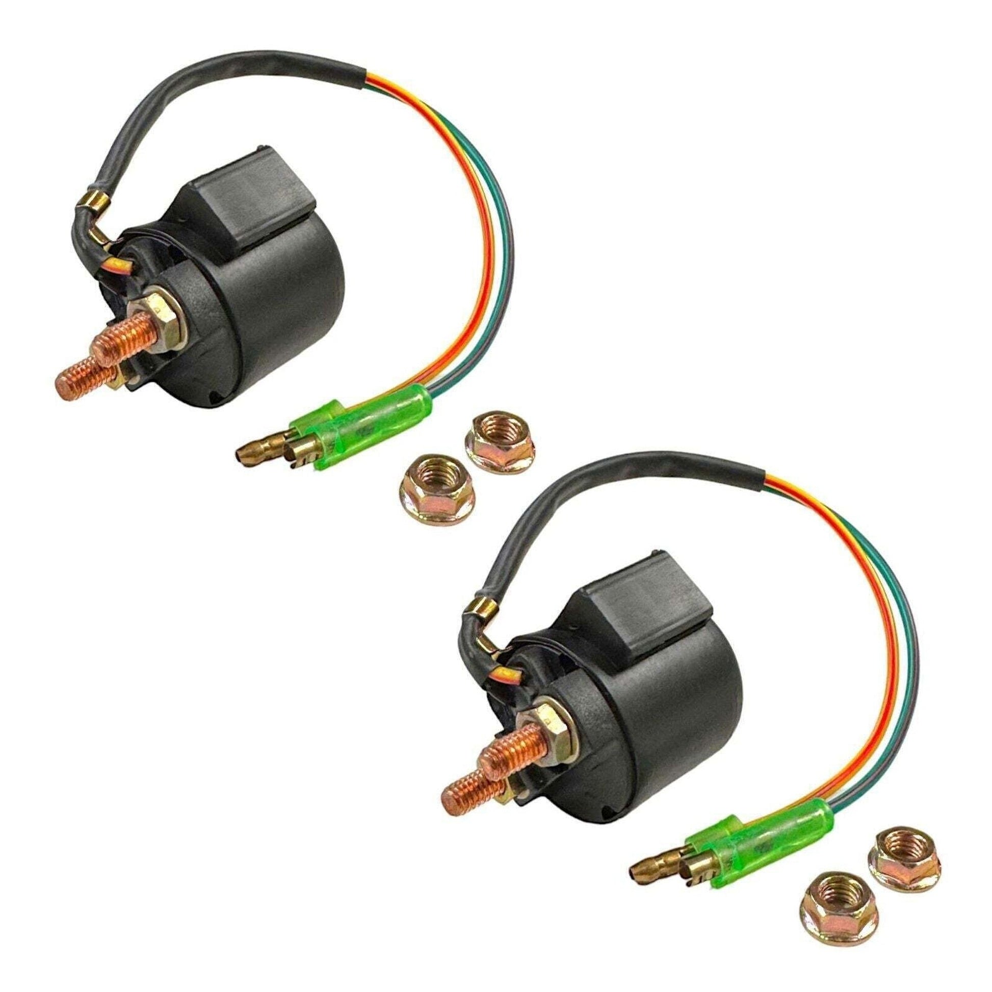 2-Pack Starter Relay Solenoid Fits Honda TRX 400EX 1999-2007 & TRX 300EX Reliable Replacement for Smooth Starting Operations Relay Solenoid