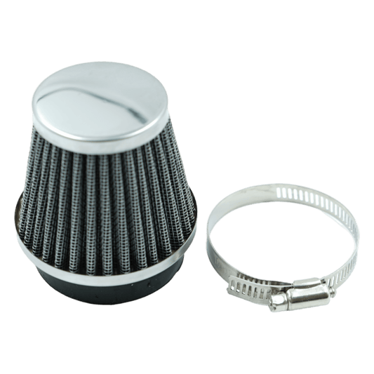 Universal 58mm-60mm Adjustable Air Filter for ATVs Motorcycles Mopeds Jet Skis Generators Washable Reusable High Performance Universal Adjustable Air Filter