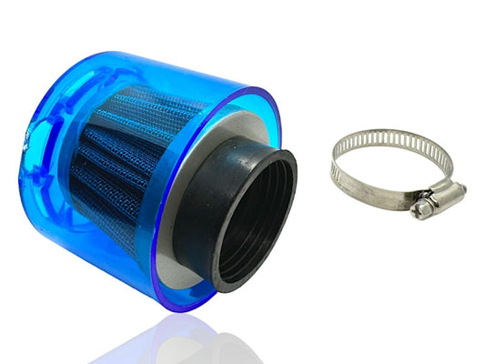 High Performance 35mm Air Filter with Dust Shield - Washable Fits 50CC 80CC 100C