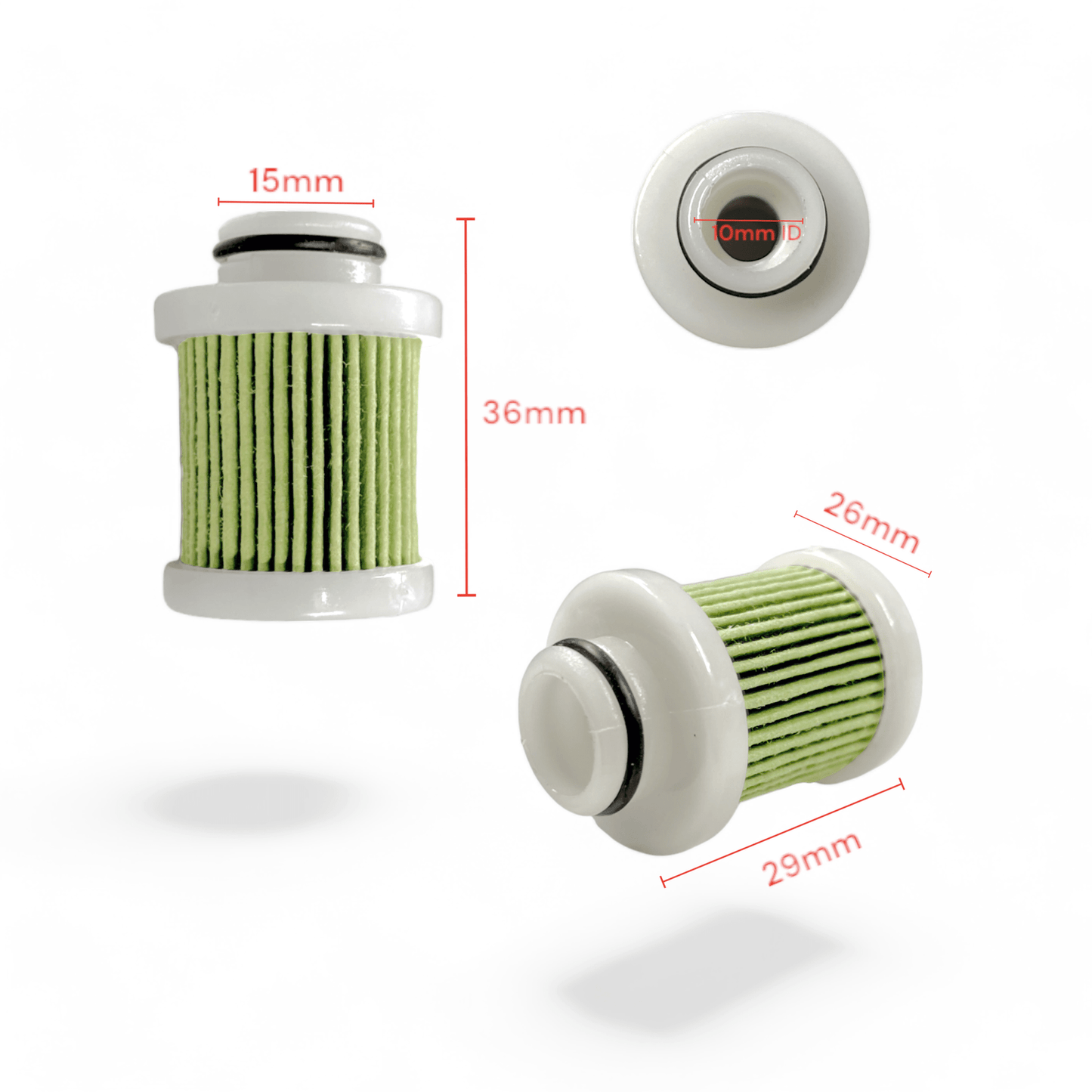 4-Pack Replacement Gas Fuel Filter For Yamaha F30 F40A F50 T50 F60 T60 F70 F90 F115 Fits 2006 and Newer Models OEM Specifications Replacement Gas Fuel Filter