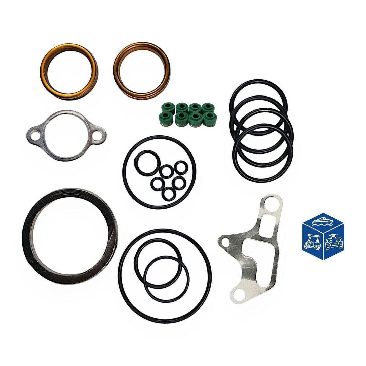 400EX Full Top and Bottom Gasket and Valve Rebuild Kit Compatible with Honda