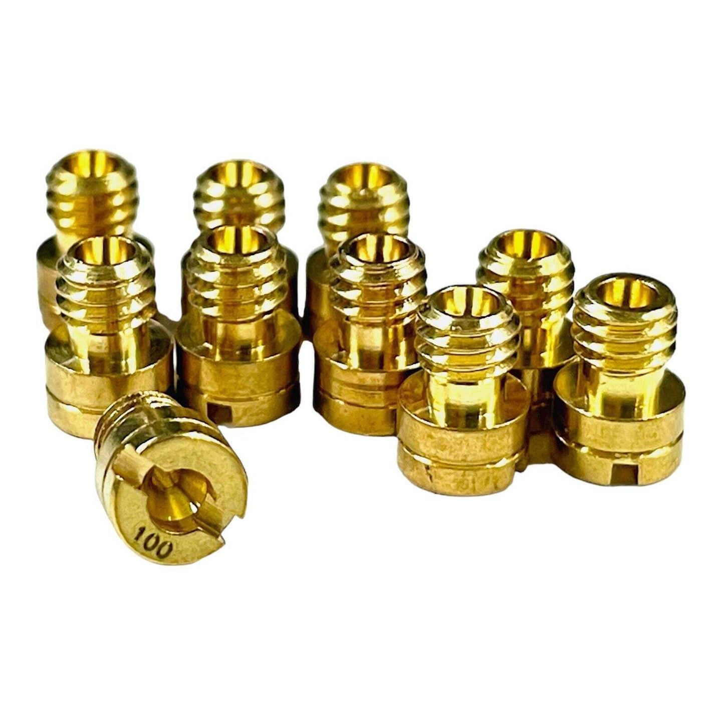 Generic Replacement GY6 PZ19 Carburetor Main Jets Set 10pcs Fits Scooter ATV Mop