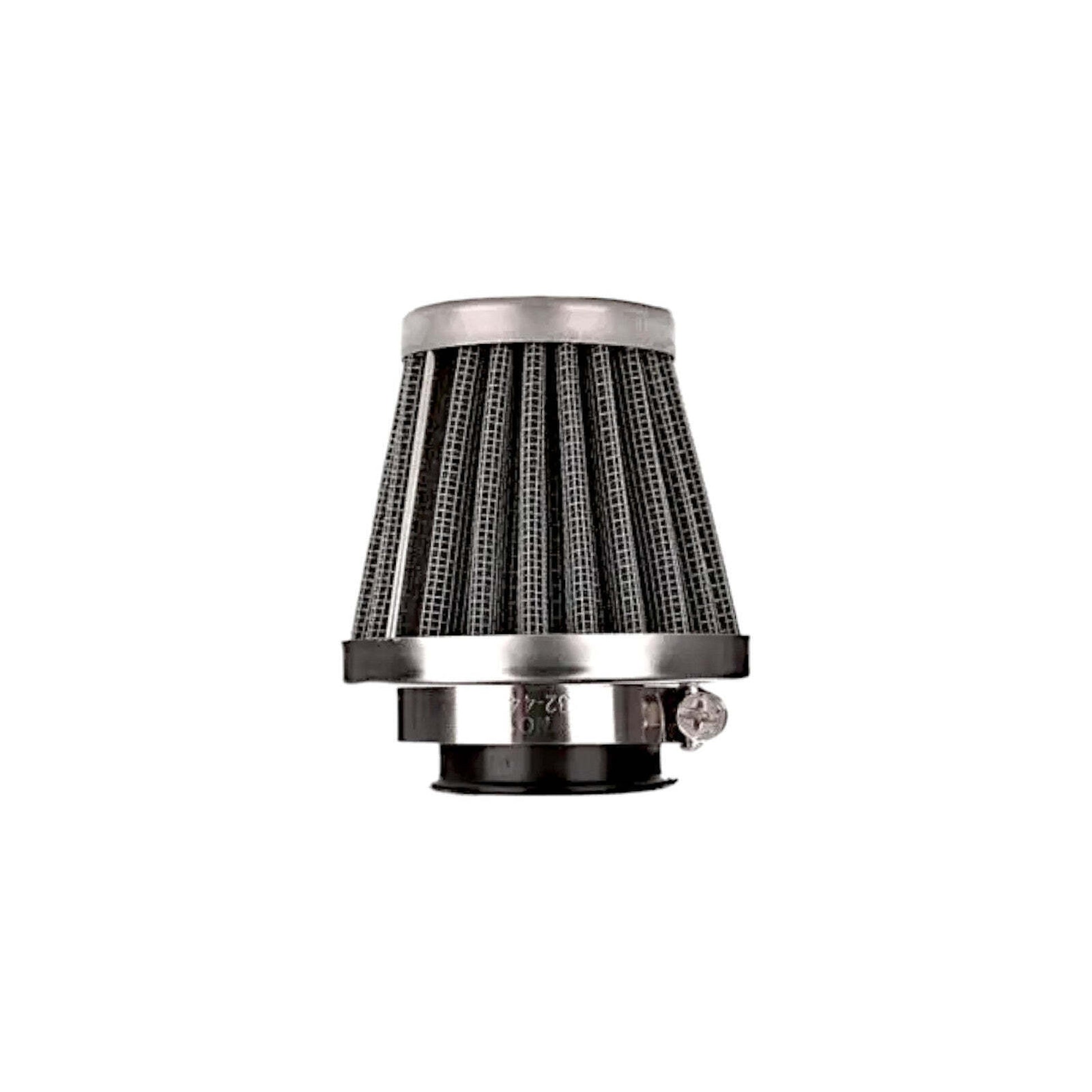 40mm-44mm Tapered Cone Steel Mesh Air Filter Fits ATVs Dirt Bikes Motorcycles Generators Tractors SXS High Performance Washable Ignition Key Switch