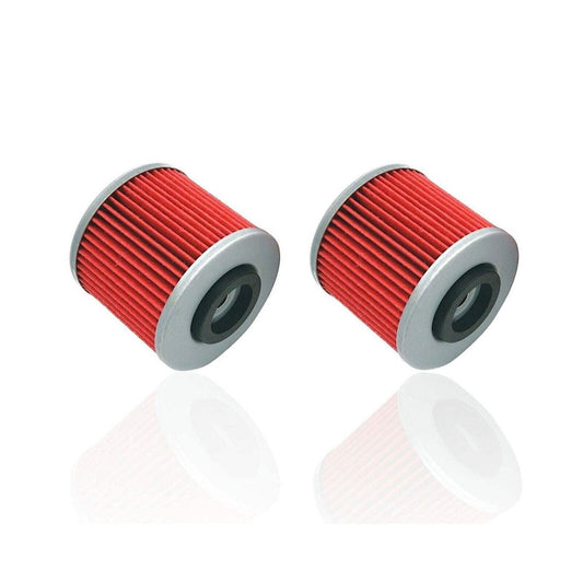 [4X7-13440] Oil Filter 2-Pack Compatible with Yamaha Motorcycles and ATVs 1990s