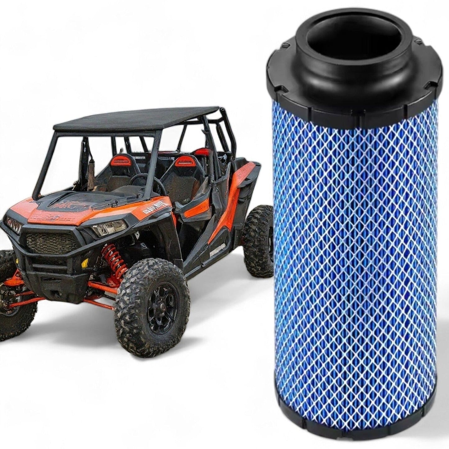 High Performance Air Filter for Polaris RZR 1000 XP RS1 PRO Models 2014-2023 OEM Replacement Efficient Filtration Dust Protection Air Filter