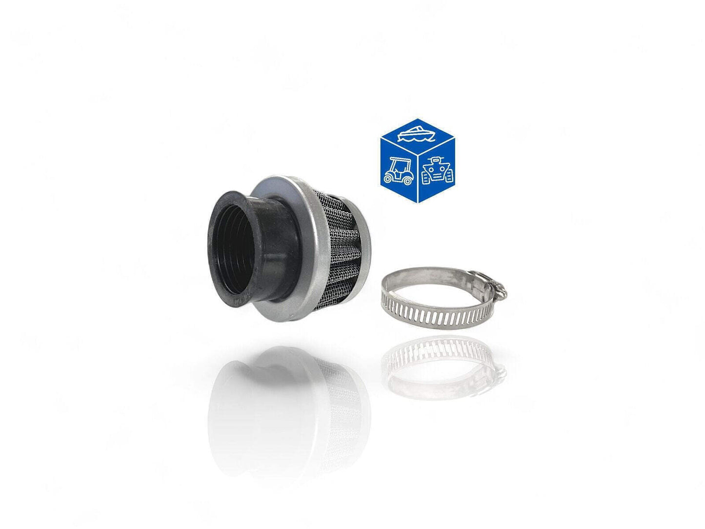 Universal 35mm Air Filter Short Style - Washable & Reusable - ATV's