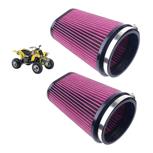 High Performance Cone Air Filter For Yamaha YFZ350 Banshee ATV 1986 to 2006 Reusable OEM Compatible Easy Maintenance Engine Protection Air Filter