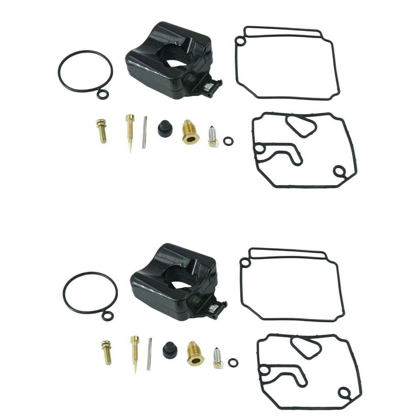 2-Pack Carburetor Rebuild Kit [804346T1, 804346T02, 67F-W0093-00-00] Compatible