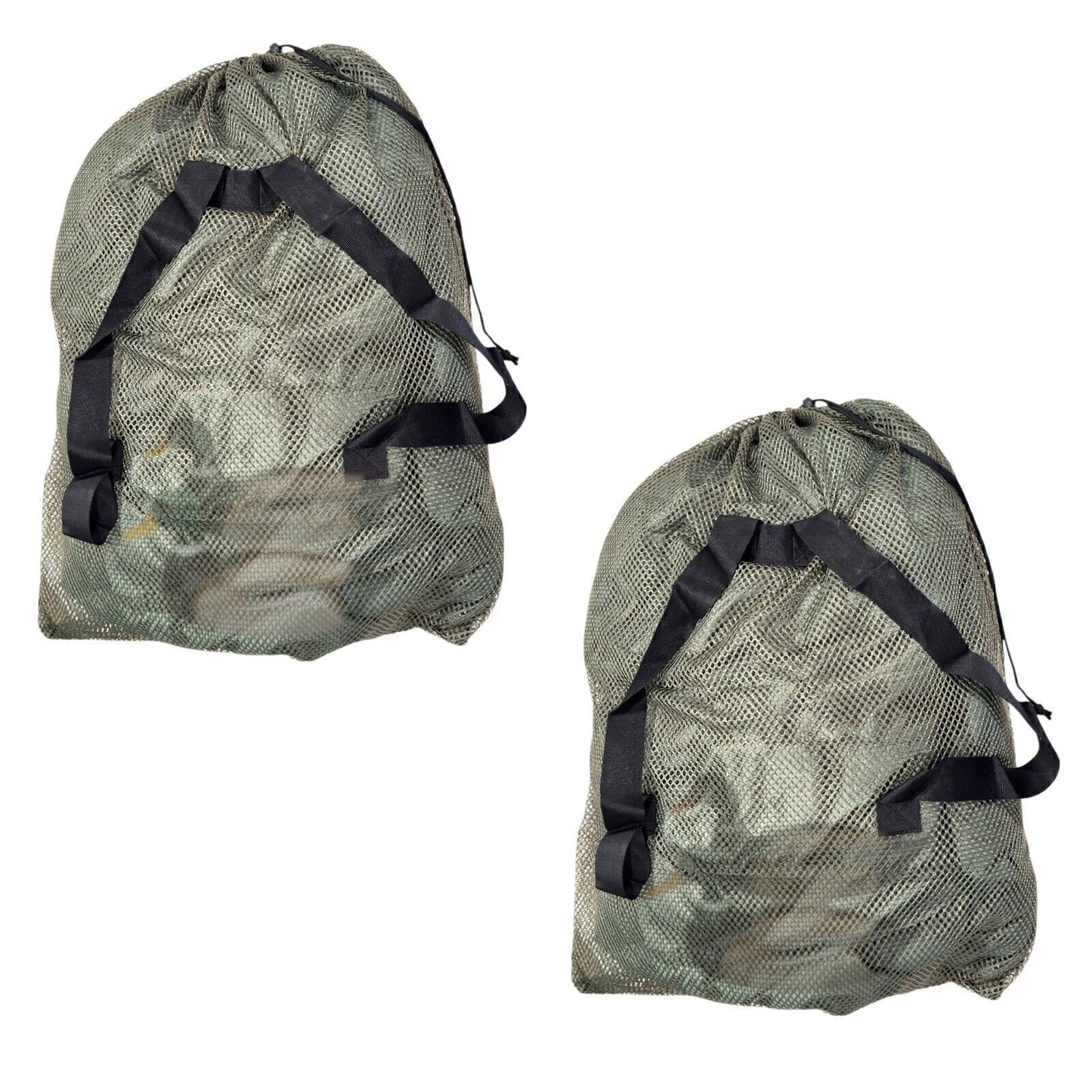 Hunting Mesh Decoy Bag, 33" x 30.5", Adjustable Shoulder Straps, Quick Latch Dra