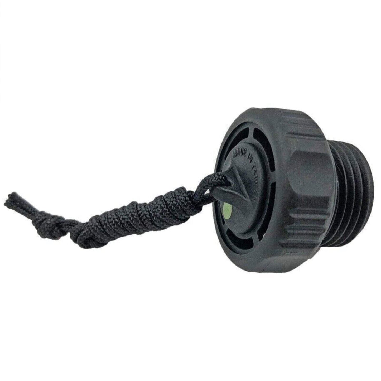 Threaded Scuba Tank/Diving Regulator Stage Dust Cap with Attachment String DIN