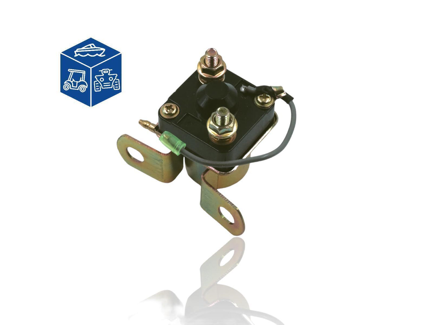 (2-Pack) Starter Relay Solenoid Fits Polaris ATVs 325 400 500 | 1990s-2005