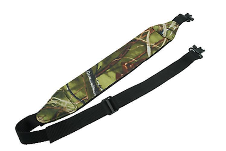 NEOPRENE Waterproof Camo Deep Woods Gun Strap Sling with Metal Swivel Clips, Cam
