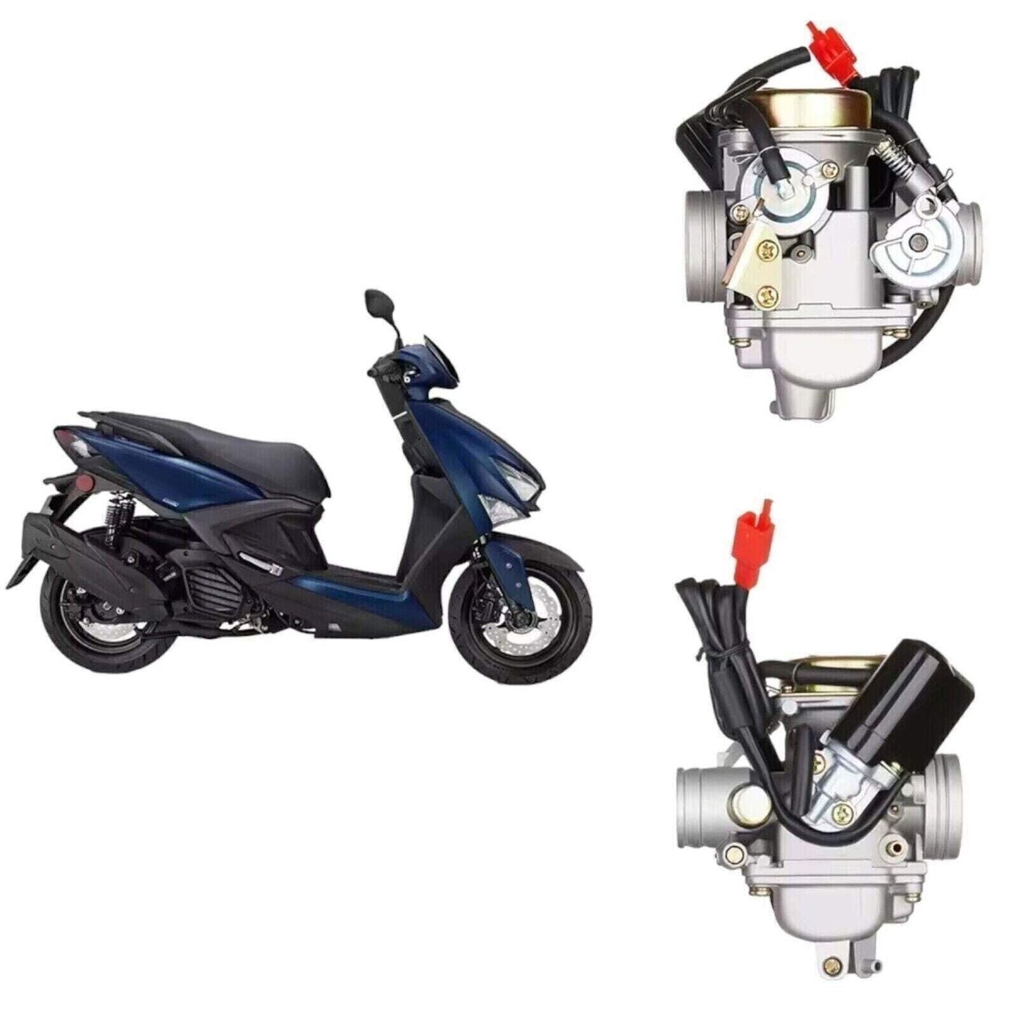 Carburetor PD24J GY6 125cc 150cc GY6 150cc 125cc Scooter 152QMI Generic Replacement 24mm PD24J Carburetor Sp