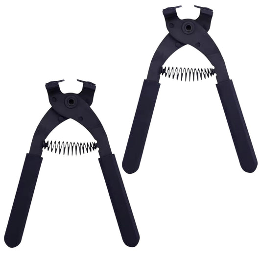 2-Pack [4-Prong] Leather Stitching Hole Punch Plier [4mm Pitch] Silent Spring Op