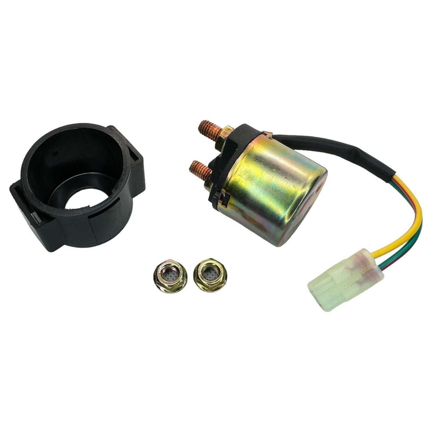 Starter Relay Solenoid for Fits HondaRancher 350 400 Foreman 450 500 ATV Compatible with Part Numbers 35850-HM7-000 and More Starter Relay