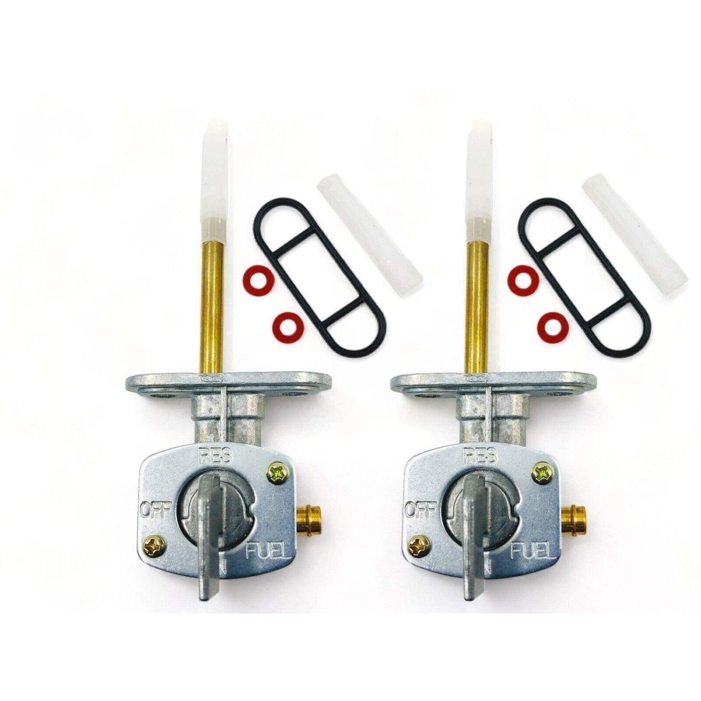 2-Pack Fuel Petcock Valve [1984-2008] Compatible with Yamaha ATVs Motorcycles