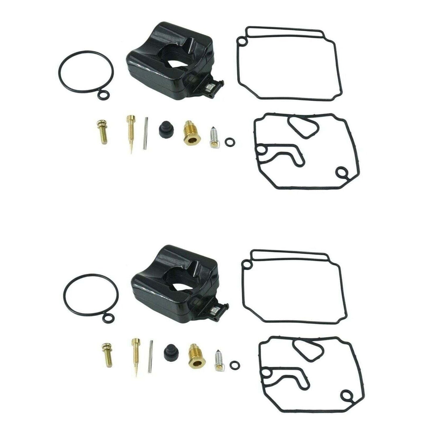 2-Pack Carburetor Rebuild Kit [804346T1, 804346T02, 67F-W0093-00-00] Compatible