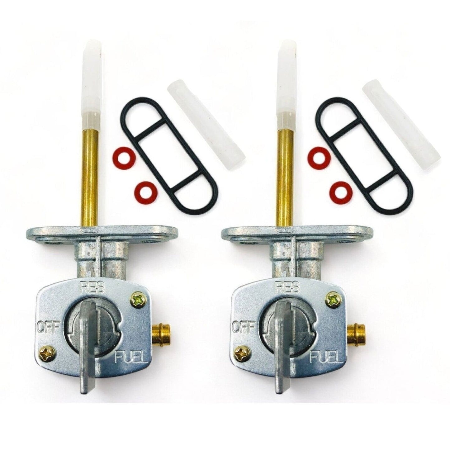 [51023-1401 51023-1141] Fuel Petcock Switch 2-Pack Replacement Bayou 400 ATVs [1