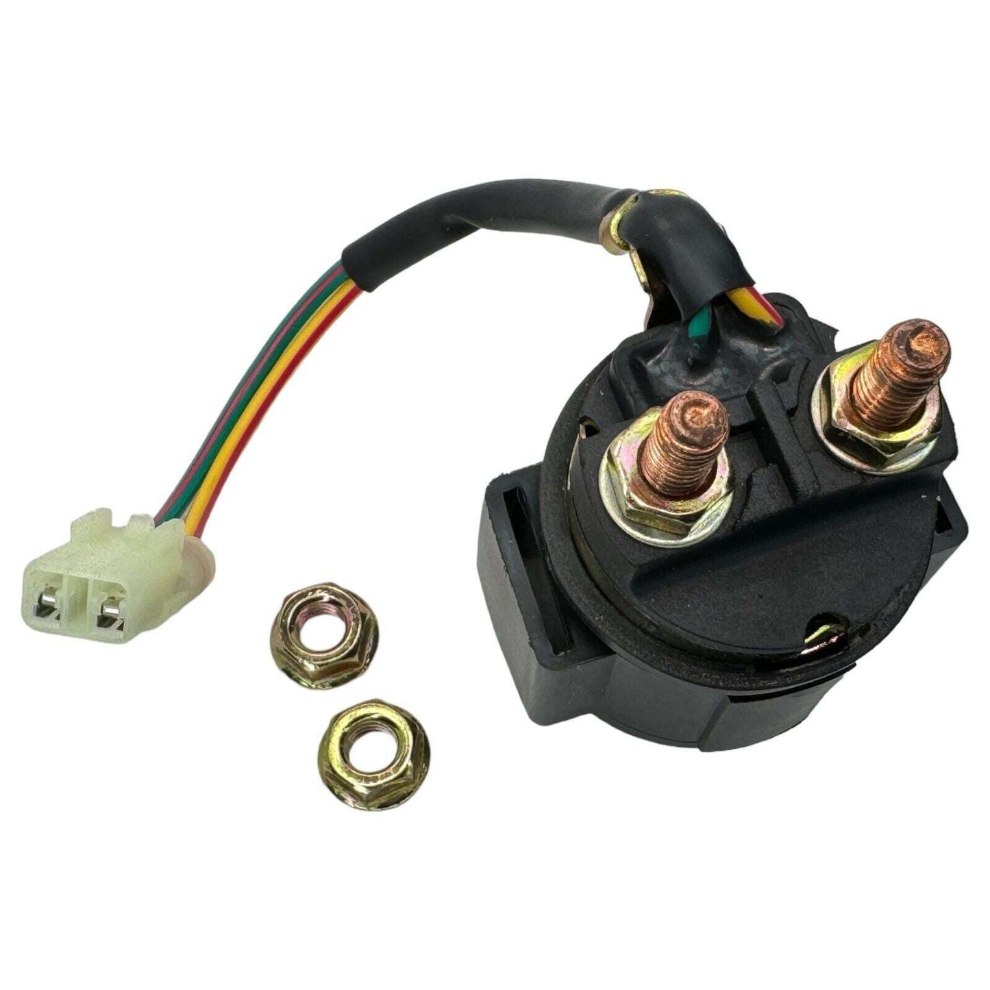 Starter Relay Solenoid for Fits HondaRancher 350 400 Foreman 450 500 ATV Compatible with Part Numbers 35850-HM7-000 and More Starter Relay