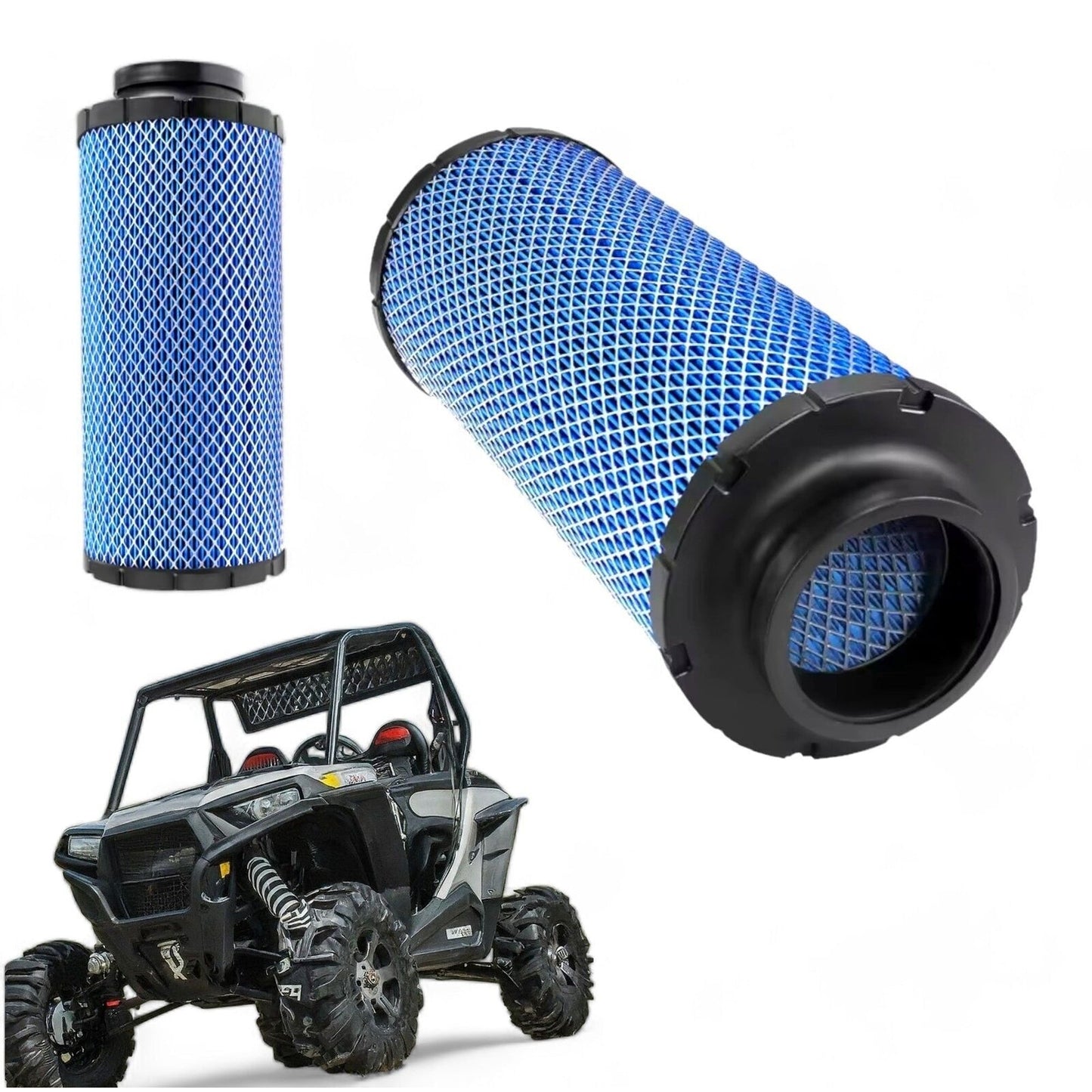 High Performance Air Filter for Polaris RZR 1000 XP RS1 PRO Models 2014-2023 OEM Replacement Efficient Filtration Dust Protection Air Filter