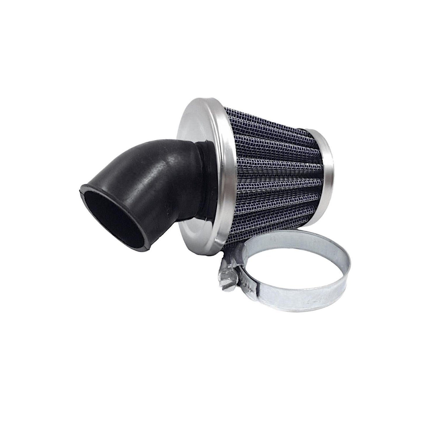 35mm High Performance Air Filter with 45 Degree Mounting Elbow Washable Reusable