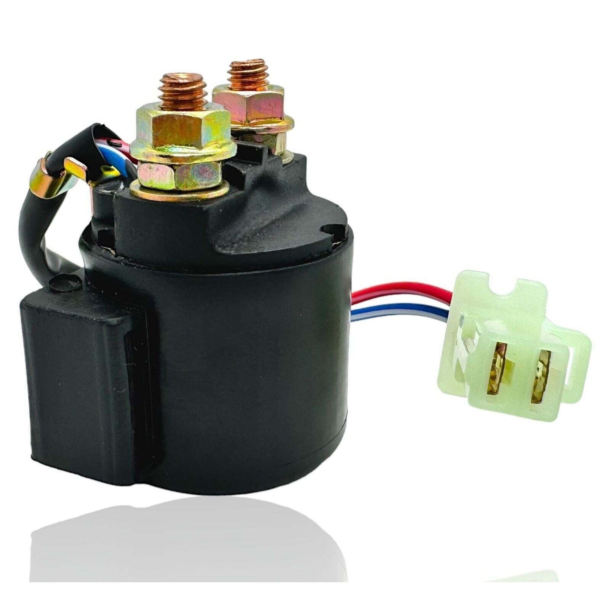 2pc Starter Relay Solenoid for Yamaha YFM350 YFM400 YFM600 Warrior 350X Wolverine Big Bear Kodiak Grizzly ATV Models Replacement 2-Pack Relay Solenoid