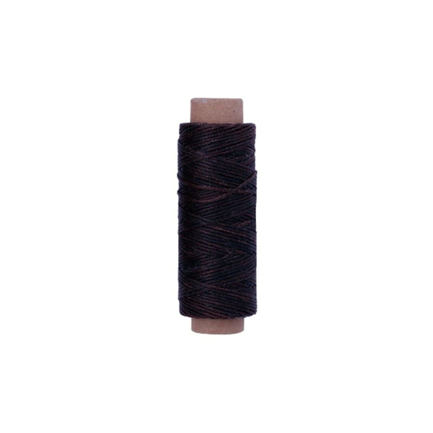 [4 Pack] Dark-Coffee Premium Waxed Polyester Thread for Leather Crafting, 1mm 4x