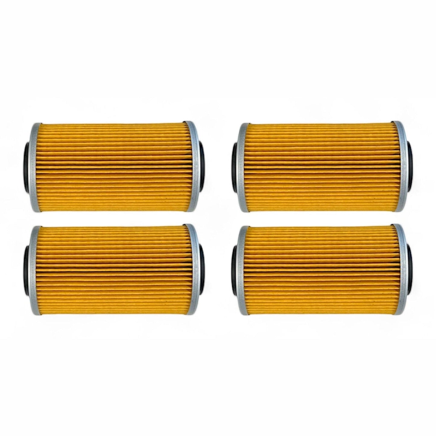 4-Pack High Performance Oil Filter for ROTAX 130HP-300HP Engines Fits BRP Can-AM Sea Doo Models OEM Part 420956744 Compatible Parts Oil Filter