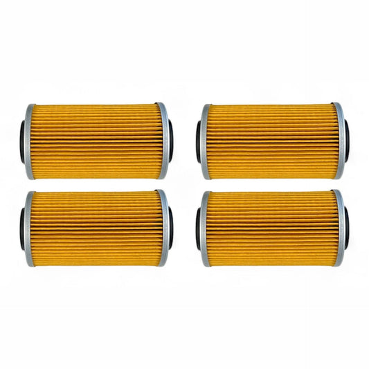 4-Pack High Performance Oil Filter for ROTAX 130HP-300HP Engines Fits BRP Can-AM Sea Doo Models OEM Part 420956744 Compatible Parts Oil Filter