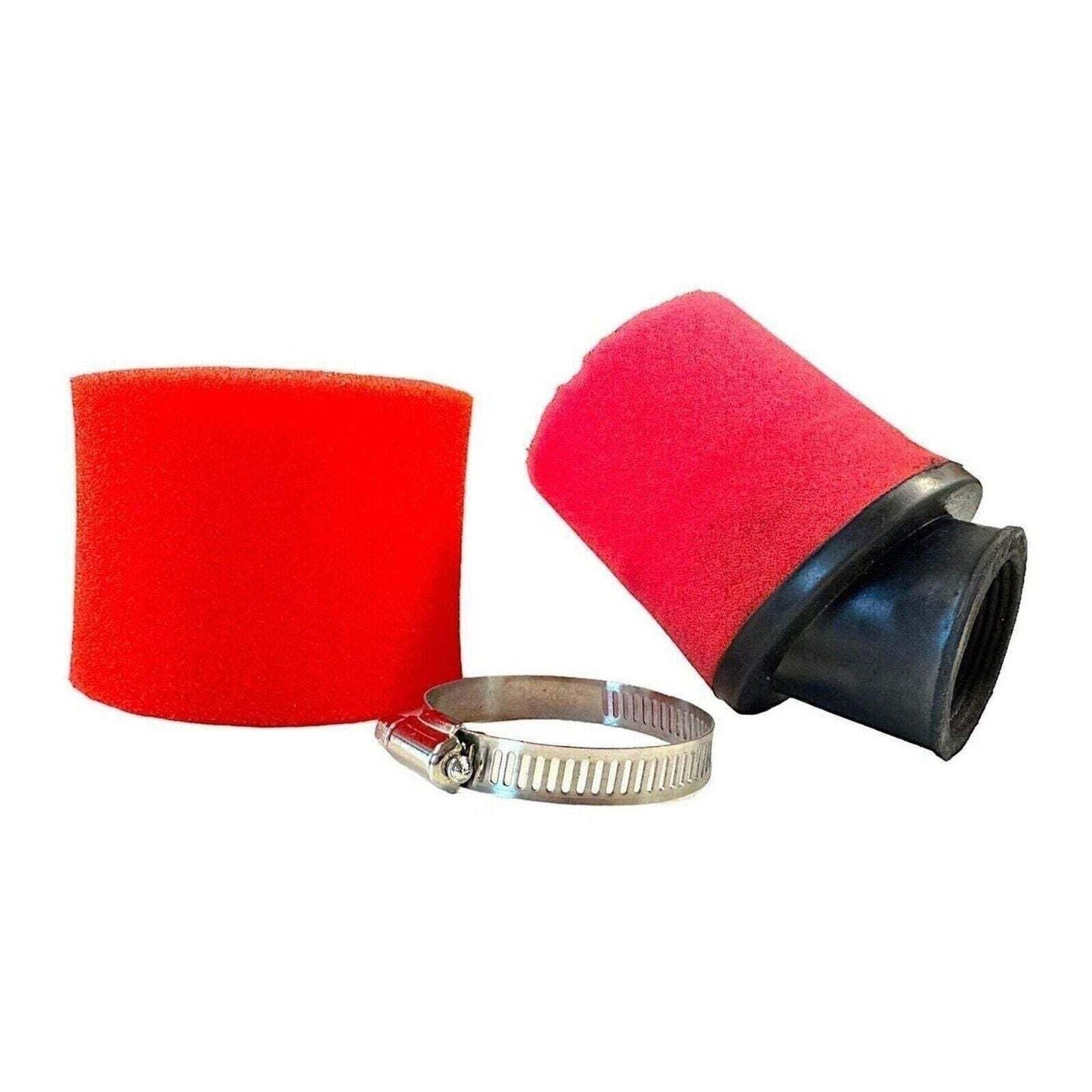 38mm Foam Air Filter for ATVs Dirt Bikes Mopeds Motorcycles 50cc to 150cc Adjust