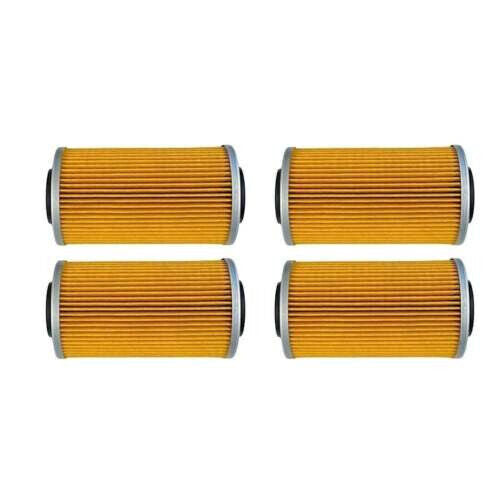 4-Pack Replacement Oil Filter for Sea-Doo 420956741 420956740 GTI GTX RXP RXT GT