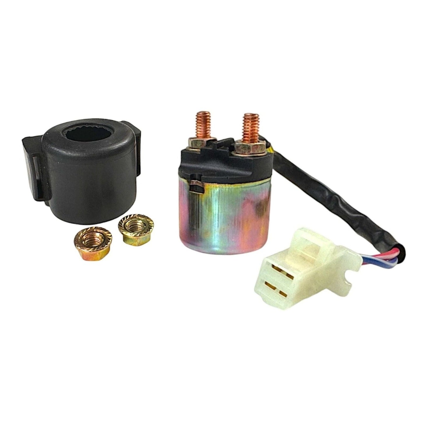 New Replacement Starter Relay Solenoid Switch For Yamaha FJ Radian Riva Serow SR185 SRX TTR Venture Virago XJ XV Models 1980-1990 Ignition Key Switch