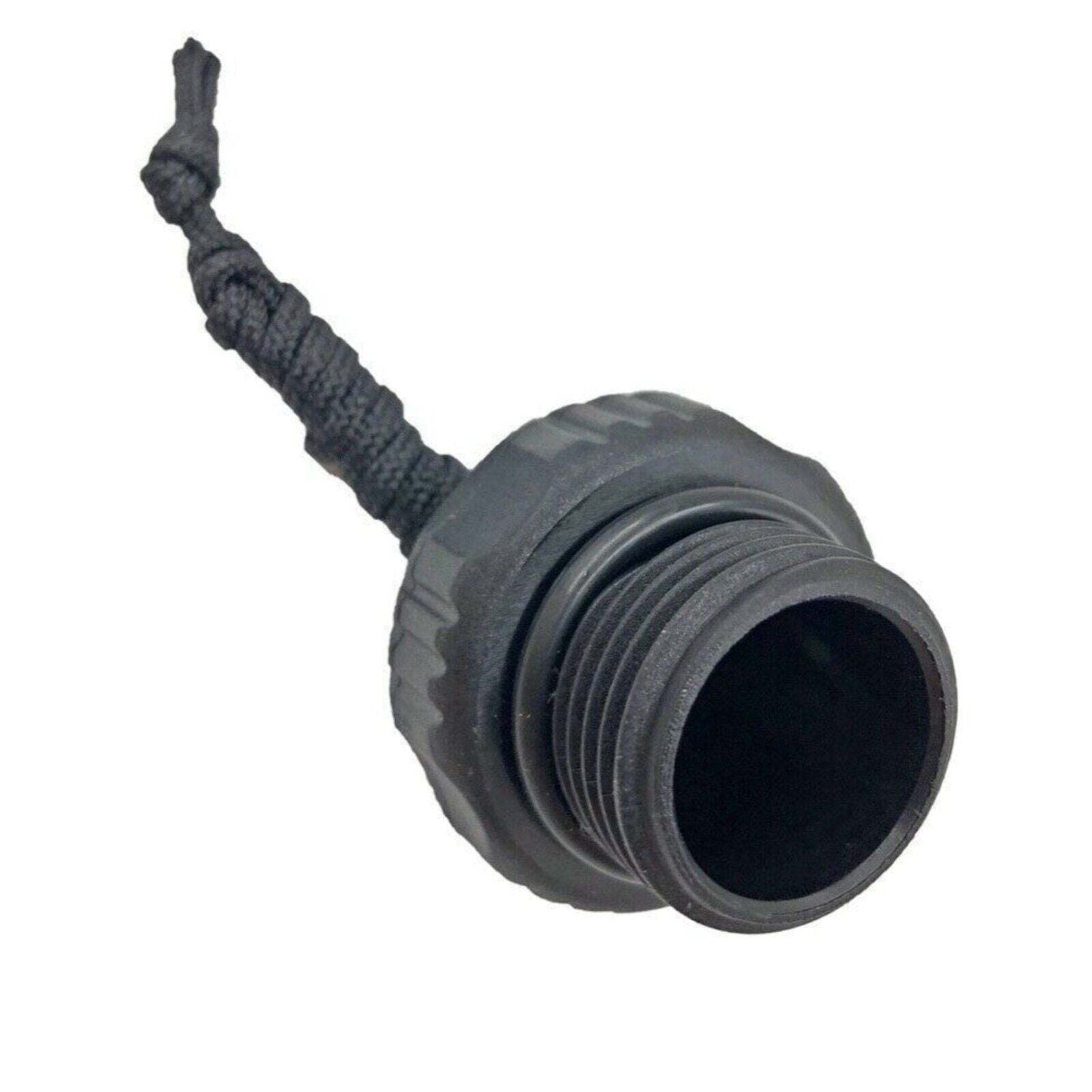 Threaded Scuba Tank/Diving Regulator Stage Dust Cap with Attachment String DIN
