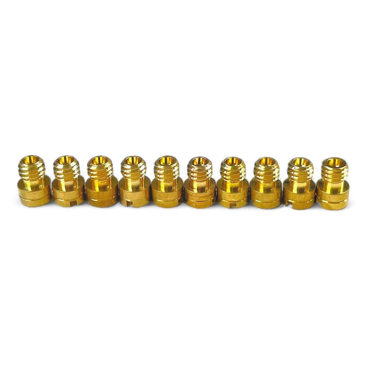 Generic Replacement GY6 PZ19 Carburetor Main Jets Set 10pcs Fits Scooter ATV Mop