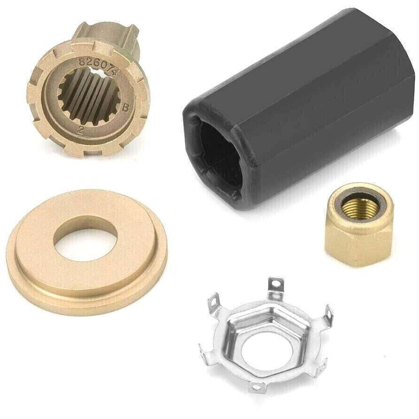 Complete Hub Kit for Mercury Marine 835257Q1 Compatible with MerCruiser Alpha Bravo Drives Qiclear Propellers 13.25-19 Complete Hub Kit for Mercury Style Propellers