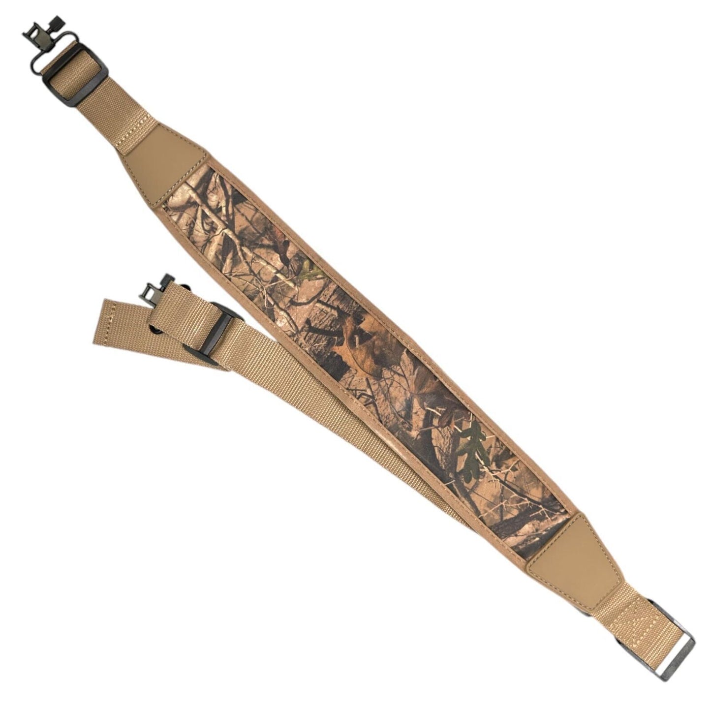 Adjustable Two Point Rifle Sling with Padded Neoprene Shoulder Strap, 23-52 inch