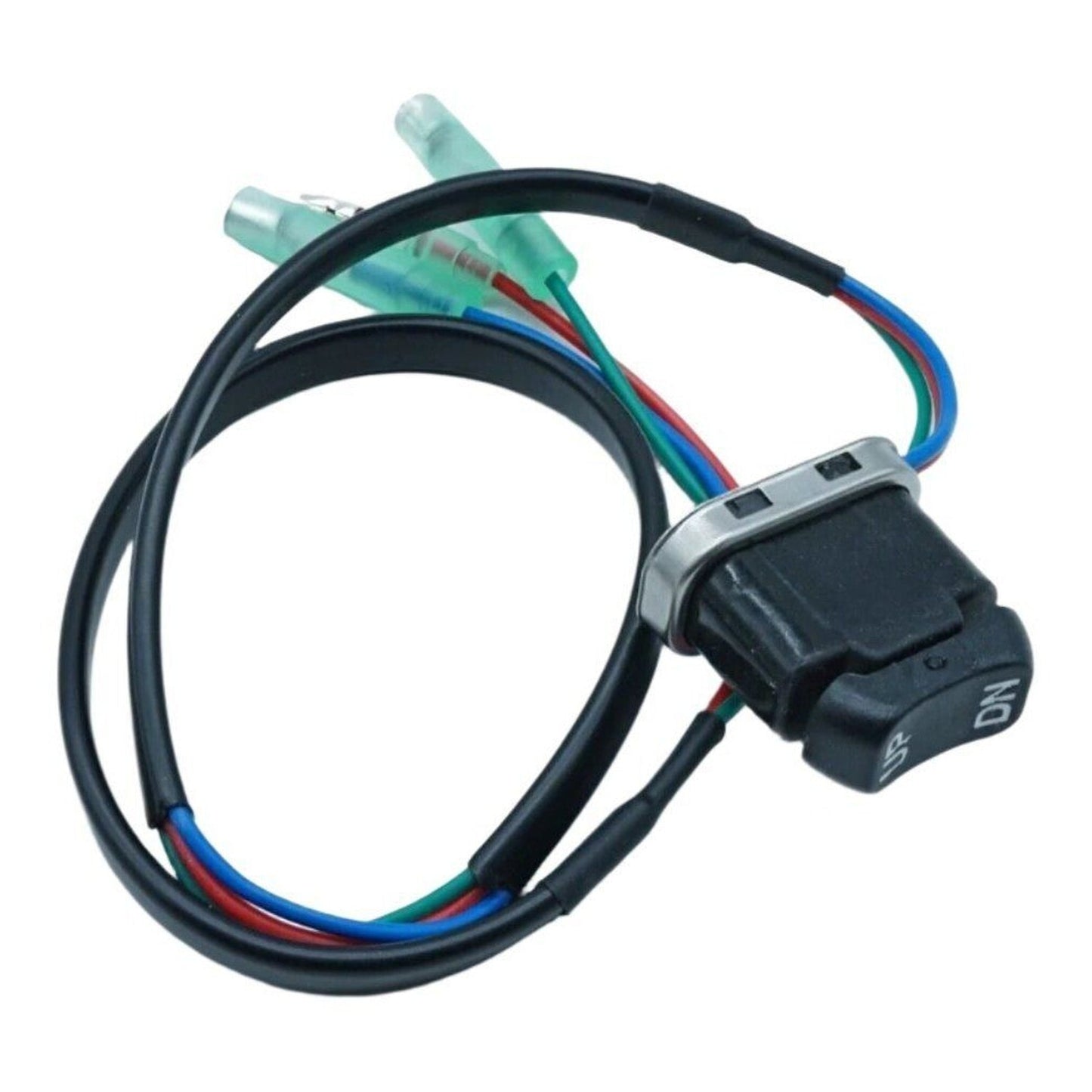 Replacement Up Down 3 Wire Press Switch For Yamaha Mercury Fits HondaSuzuki Outboard Inboard Engines 12V 0.1W Compact Design Replacement Switch for Outboard Trim and Tilt