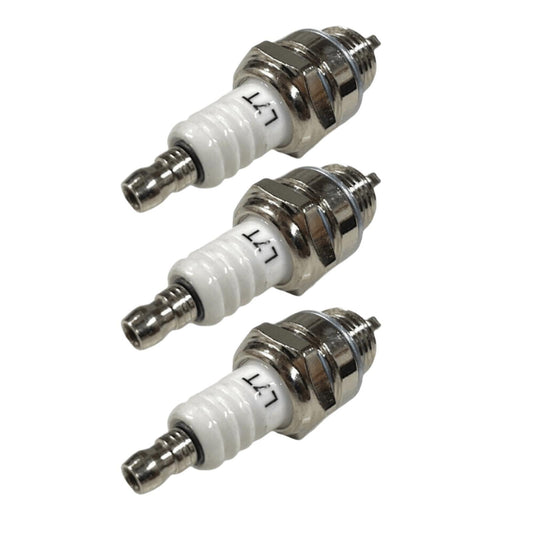 3-Pack Replacement L7T Spark Plug for Honda, Yamaha, Kawasaki, Suzuki, Briggs an