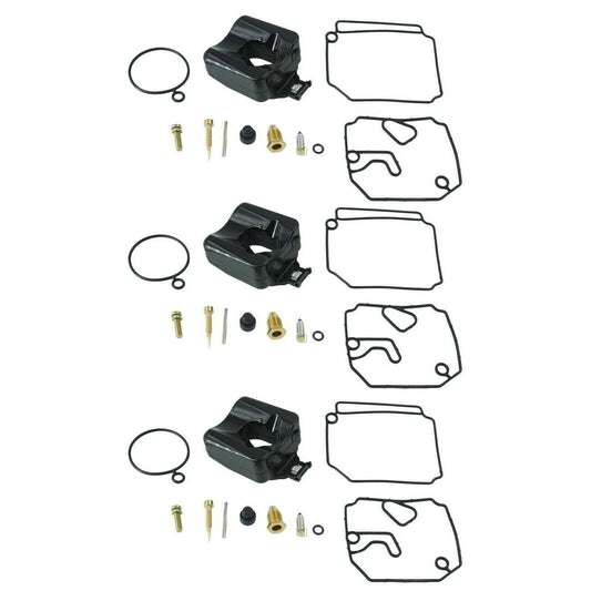 3-Pack Carburetor Repair Kit [18-7768, 6H4-W0093-03-00, 6H4-W0093-02-00]