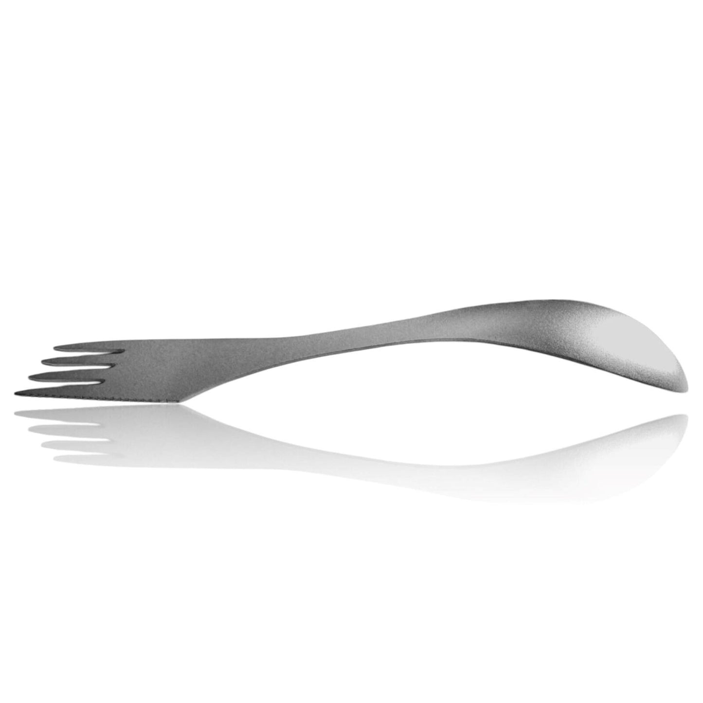 Evoly Outdoors 3-in-1 Titanium Spork Utensil with Carry Case, 7.5 x 1.6 inches,