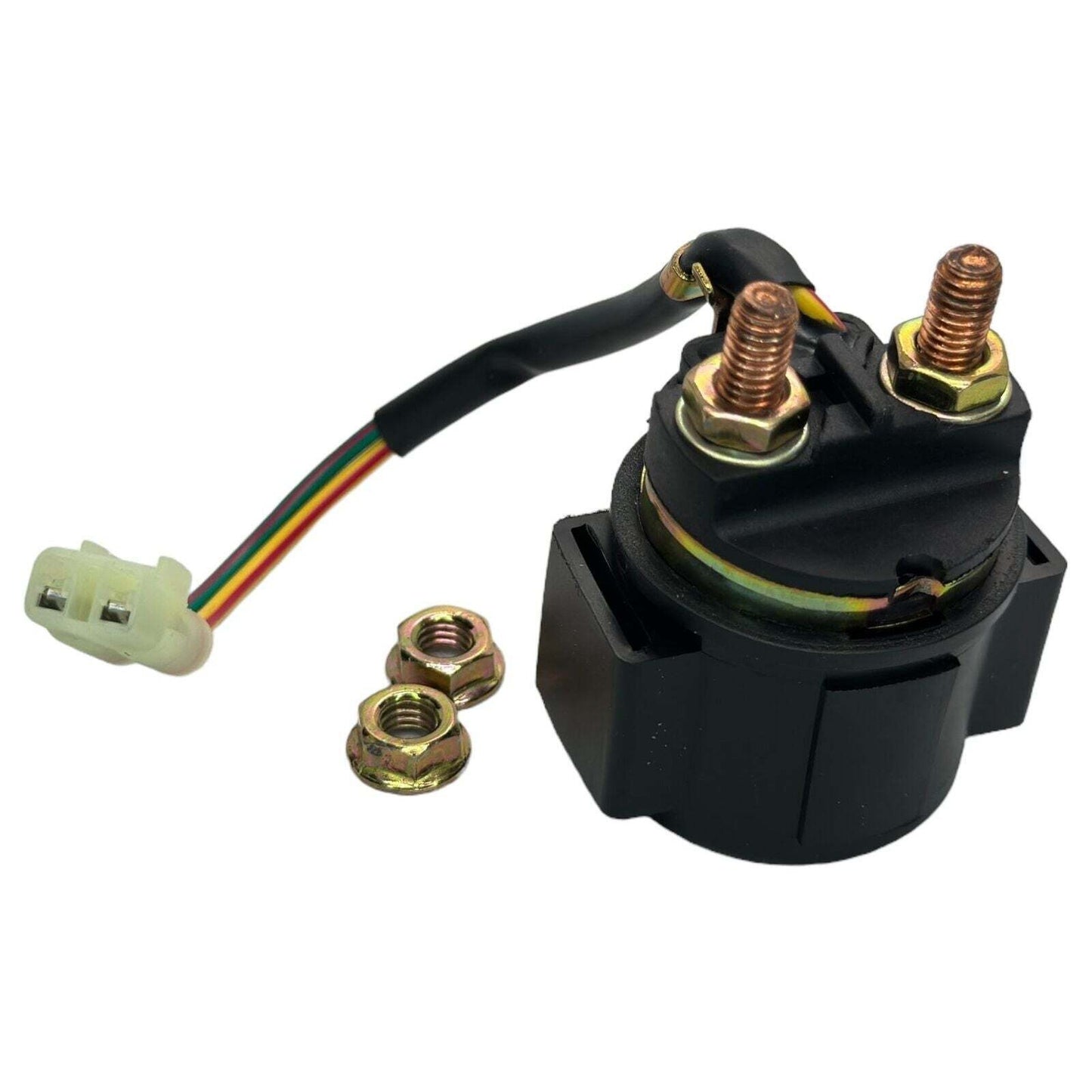 Starter Relay Solenoid for Fits HondaRancher 350 400 Foreman 450 500 ATV Compatible with Part Numbers 35850-HM7-000 and More Starter Relay