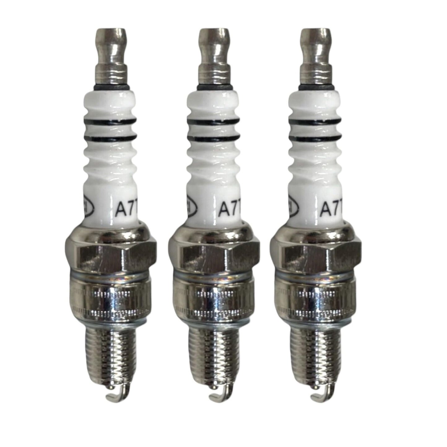 (3-Pack) Spark Plug for GY6 50cc-125cc Engines, Compatible with Honda ATVs, Dirt