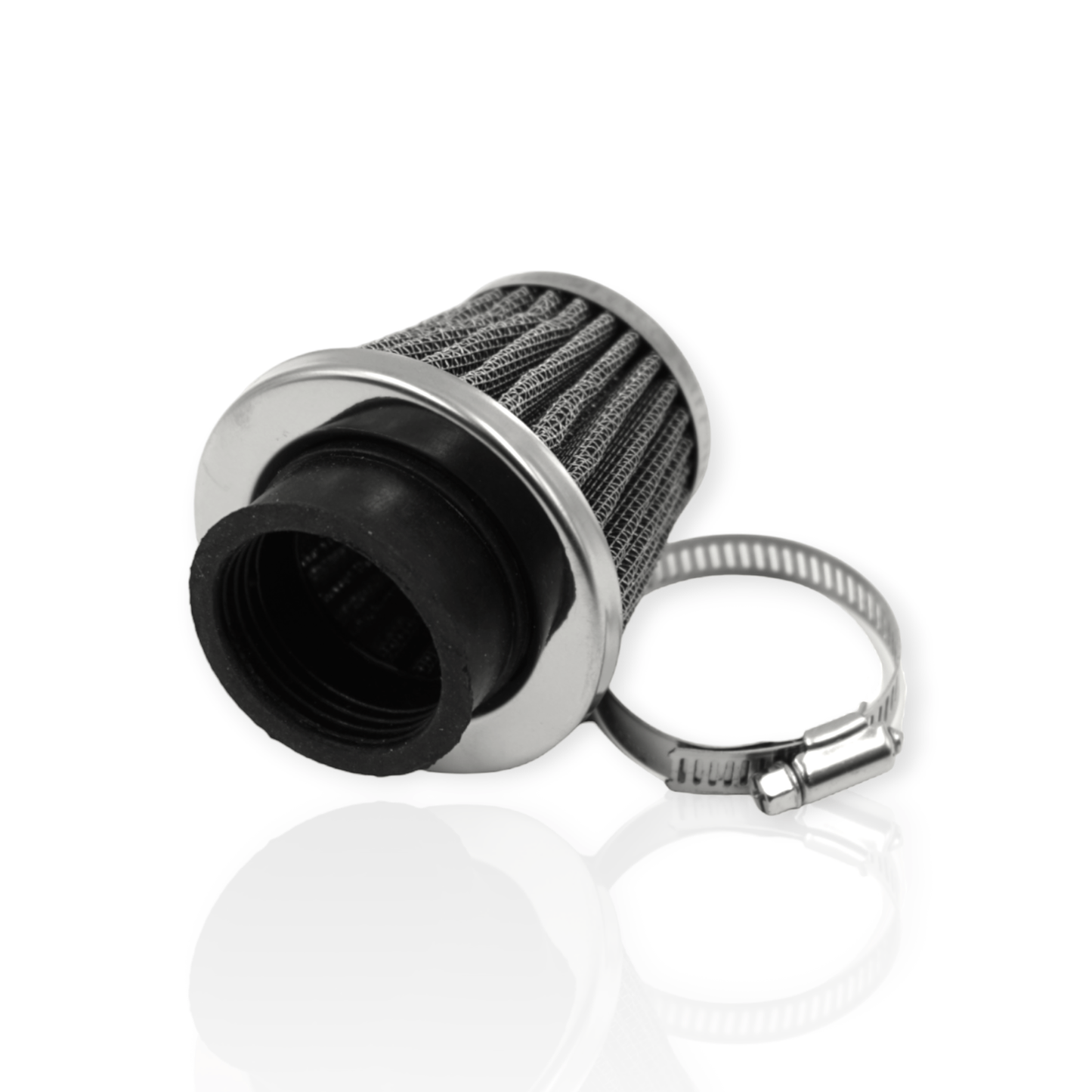 40mm-44mm Tapered Cone Steel Mesh Air Filter Compatible with ATVs, Dirt Bikes, M